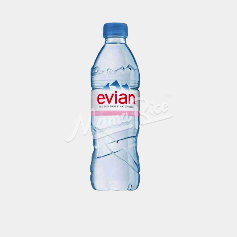 Cuisine africaine Evian 50 CL au restaurant africain et halal Mama Rice