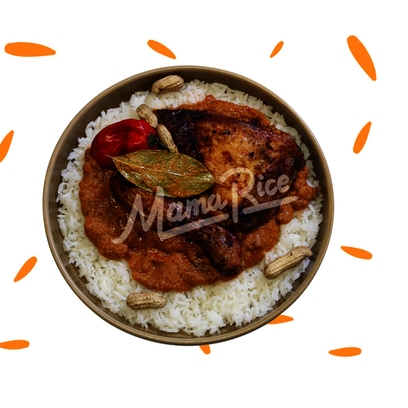 Cuisine africaine Mafé Poulet au restaurant africain et halal Mama Rice