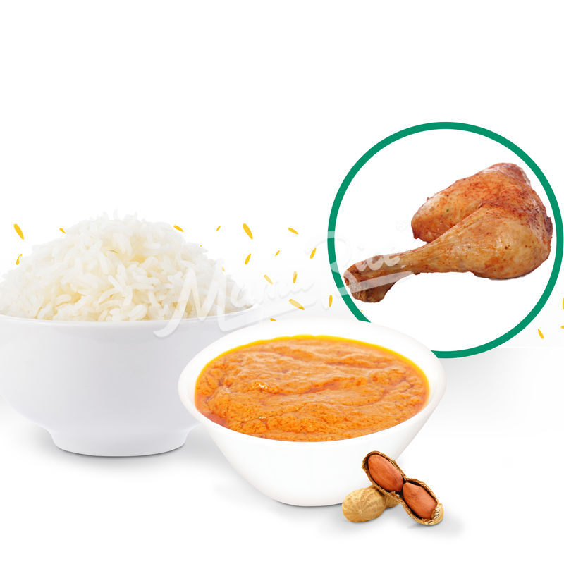 Cuisine africaine Mafé Poulet au restaurant africain et halal Mama Rice