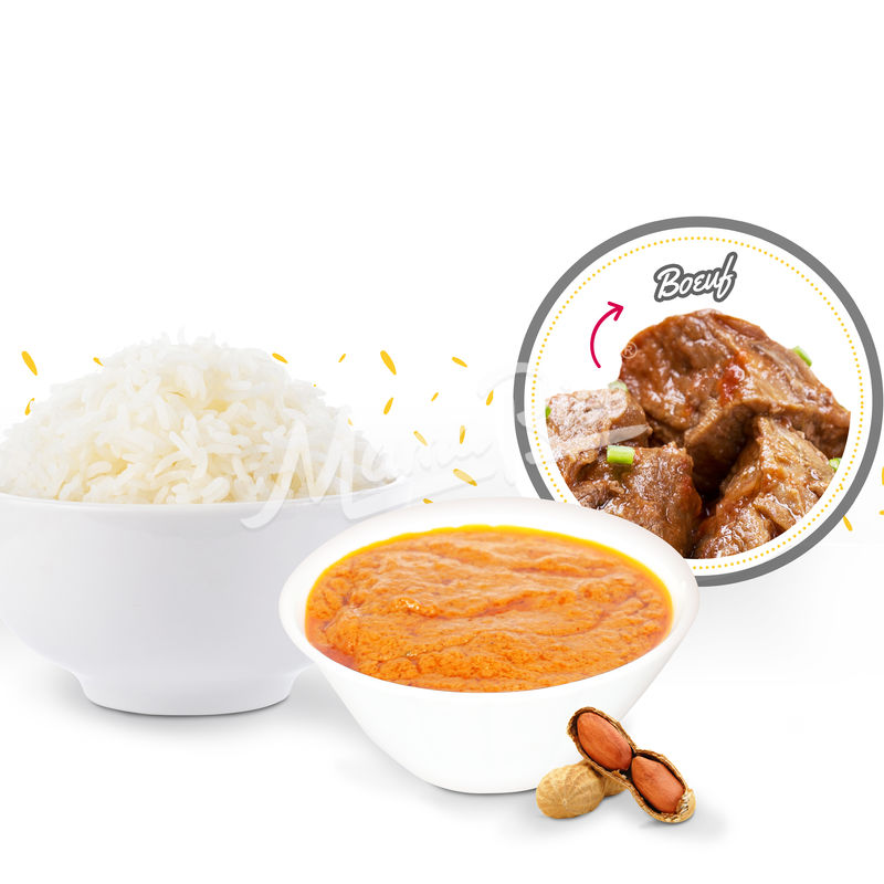 Cuisine africaine Mafé Boeuf au restaurant africain et halal Mama Rice