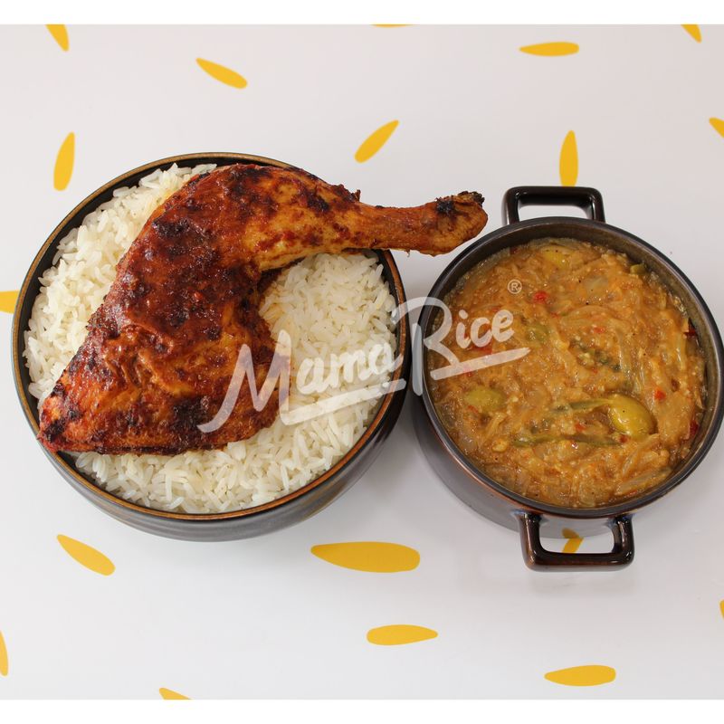 Cuisine africaine Yassa Poulet au restaurant africain et halal Mama Rice