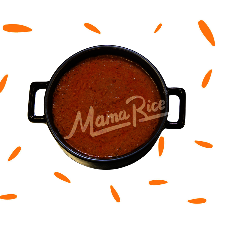 Cuisine africaine Sauce Mafé au restaurant africain et halal Mama Rice