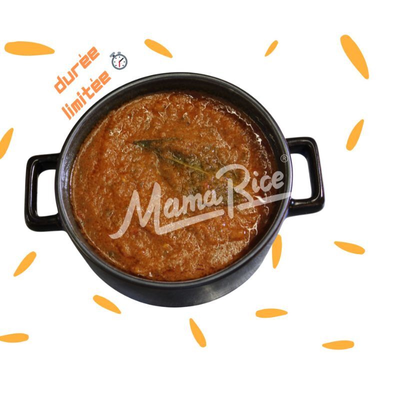 Cuisine africaine Sauce Thiou ⏱️ au restaurant africain et halal Mama Rice