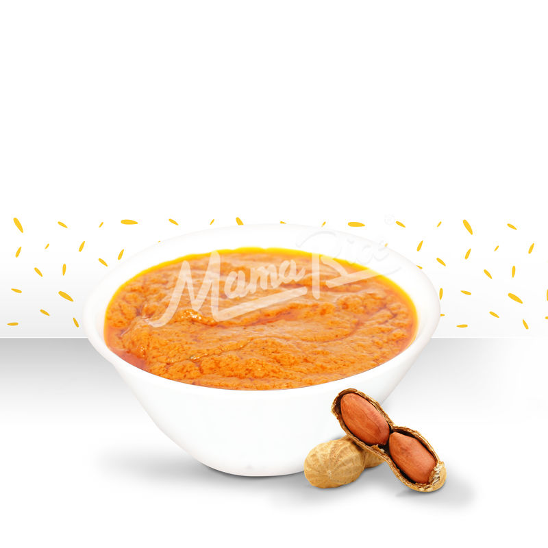Cuisine africaine Sauce Mafé au restaurant africain et halal Mama Rice