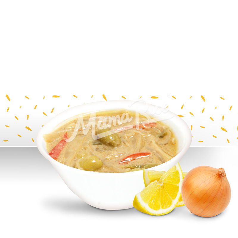 Cuisine africaine Sauce Yassa au restaurant africain et halal Mama Rice