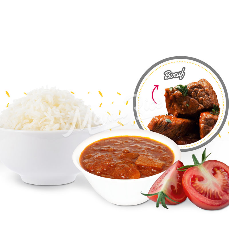 Cuisine africaine Thiou Boeuf au restaurant africain et halal Mama Rice