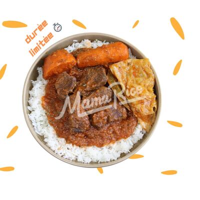 Plat africain Thiou ⏱️ au restaurant halal Mama Rice
