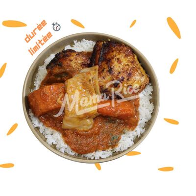 Plat africain Thiou ⏱️ au restaurant halal Mama Rice
